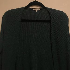Green cardigan